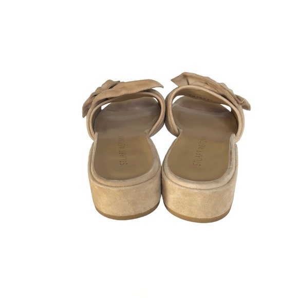 Stuart Weitzman Sandals Beige Suede - Picture 7 of 9